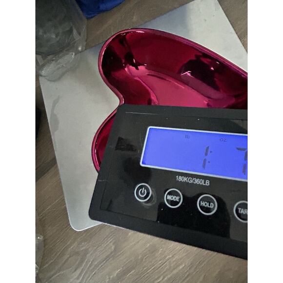 (2) NWT Heart Candy Dish Shiny Pink Red Metallic Bowls Valentines Kohls MSRP $36 - Picture 12 of 12